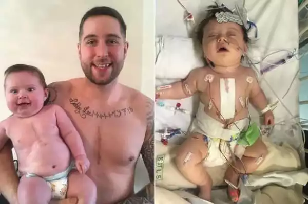 Dad Gets Tattoo Of His Baby Son
